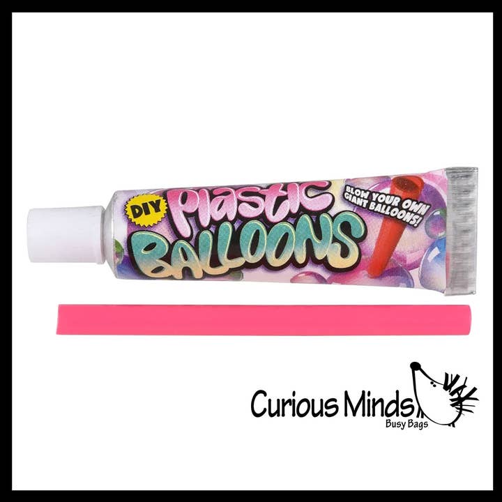 Curious Minds Toys - Wholesale Classic Toy - Kids - 1 Plastic Balloons - Balloonies - Retro Toy - Blow Plastic B4
