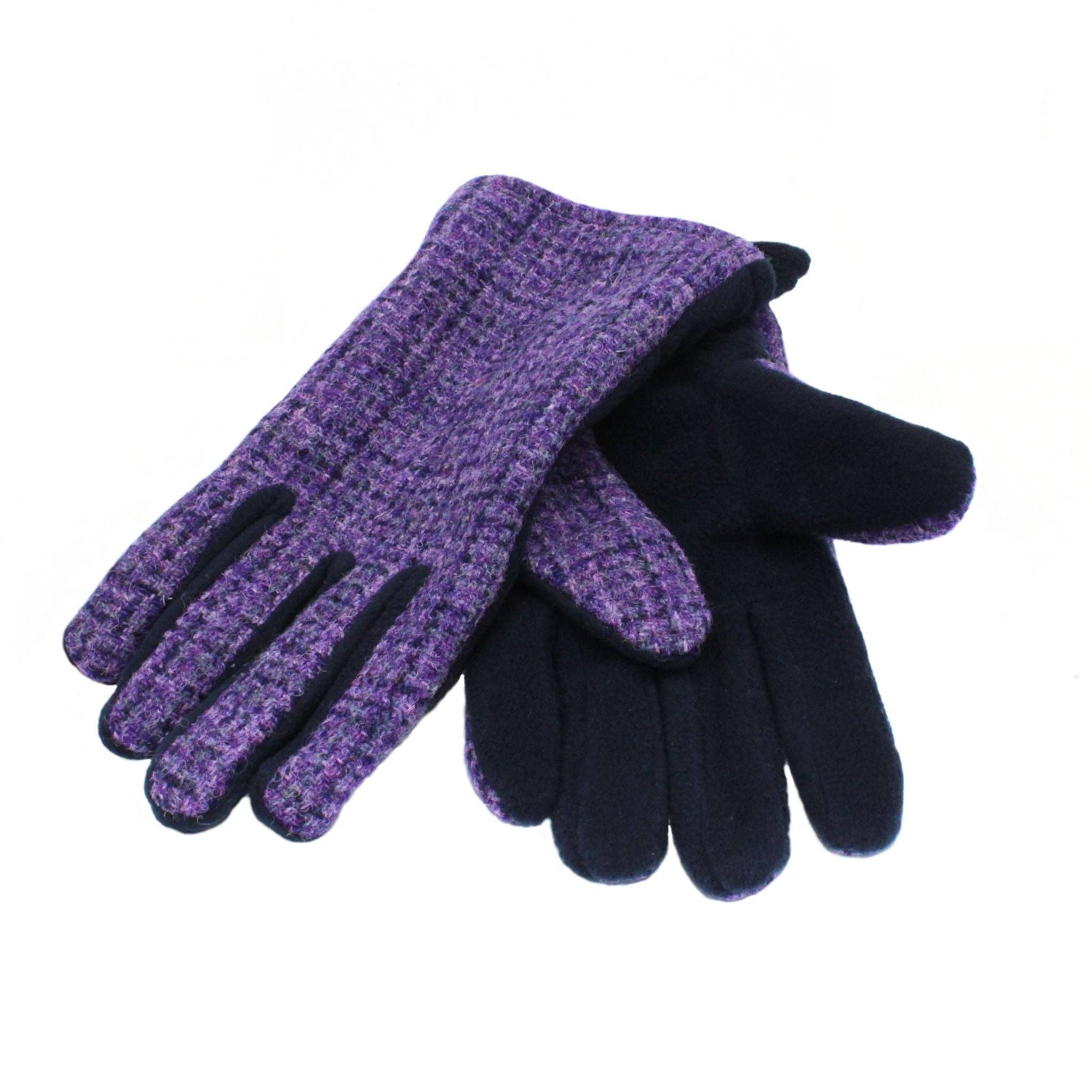Heather Hats & Accessories - Venta al por mayor Guantes - Mujer - Guantes de forro polar Isla Harris Tweed ZG0120