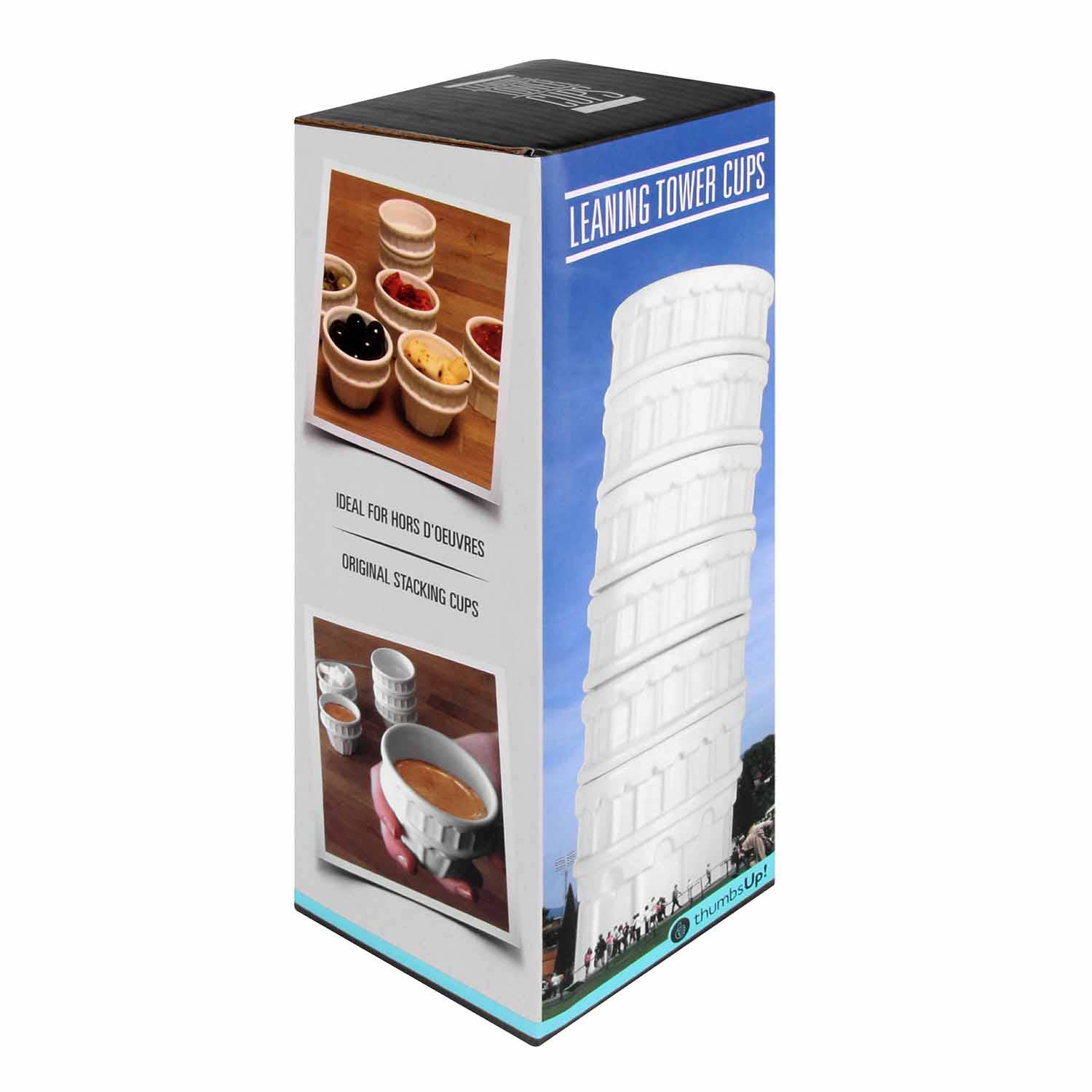 Mad Monkey GmbH - Wholesale Coffee/Tea Cup - Set of cups “Slate Tower of Pisa”1