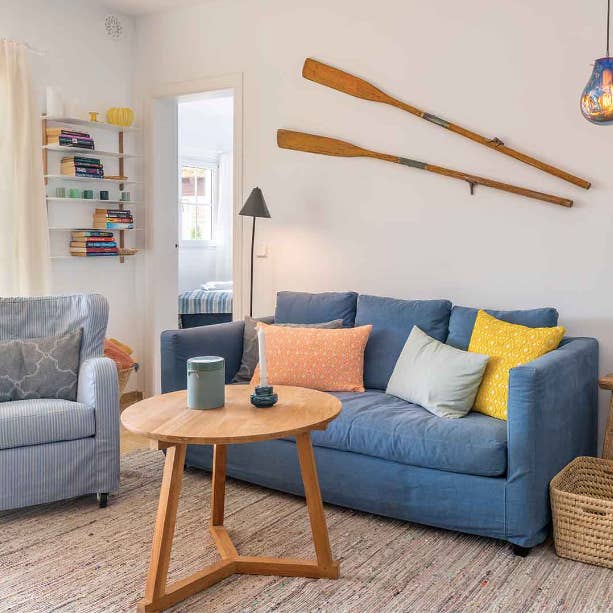 Gemischte Bonbons, pastellgrauer Flickenteppich, nachhaltig hergestellt für den Großhandel von House of Dhurries