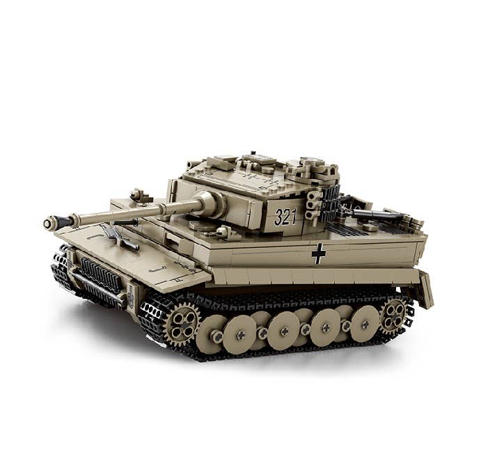 Sluban North America - Wholesale Building Set - Kids - World of Tanks - Tiger Tank I Brick Set - 1138 PCS1