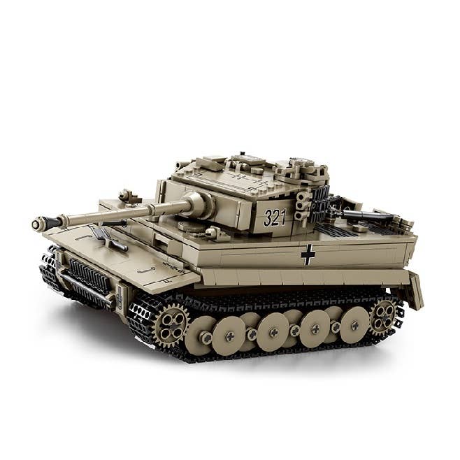 Sluban North America - Wholesale Building Set - Kids - World of Tanks - Tiger Tank I Brick Set - 1138 PCS1