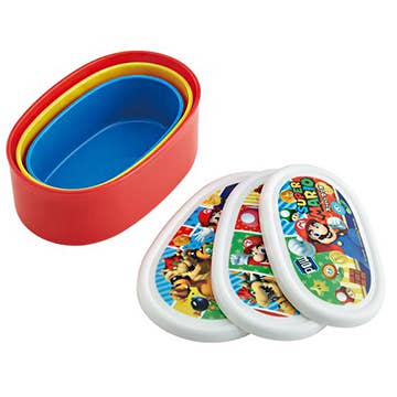 EMC - Wholesale Lunch Bag/Box - Supermario Lunch Box Containers 3pc