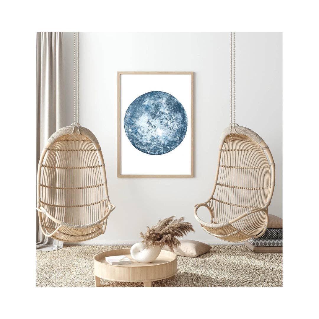 Blucanari - Venta al por mayor Ilustración - Exo Moon • Póster de arte Blucanari 40x50cm o 60x80cm1