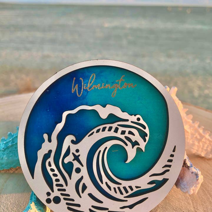 Wackadoodles - Wholesale Magnet - Customizable Ocean Wave Magnet1