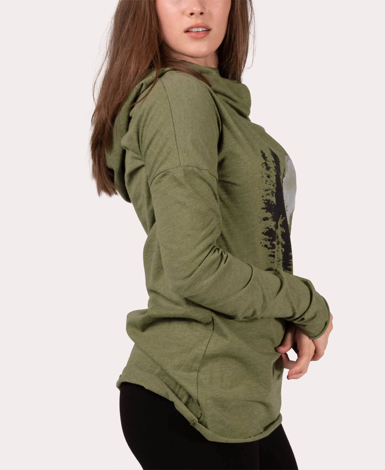 Soul Flower - Wholesale Hoodie - Women's - North Woods Cowl Yoga Hoody4