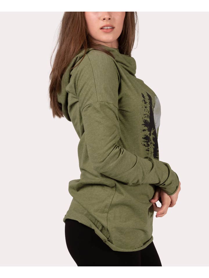 Soul Flower - Wholesale Hoodie - Women's - North Woods Cowl Yoga Hoody4