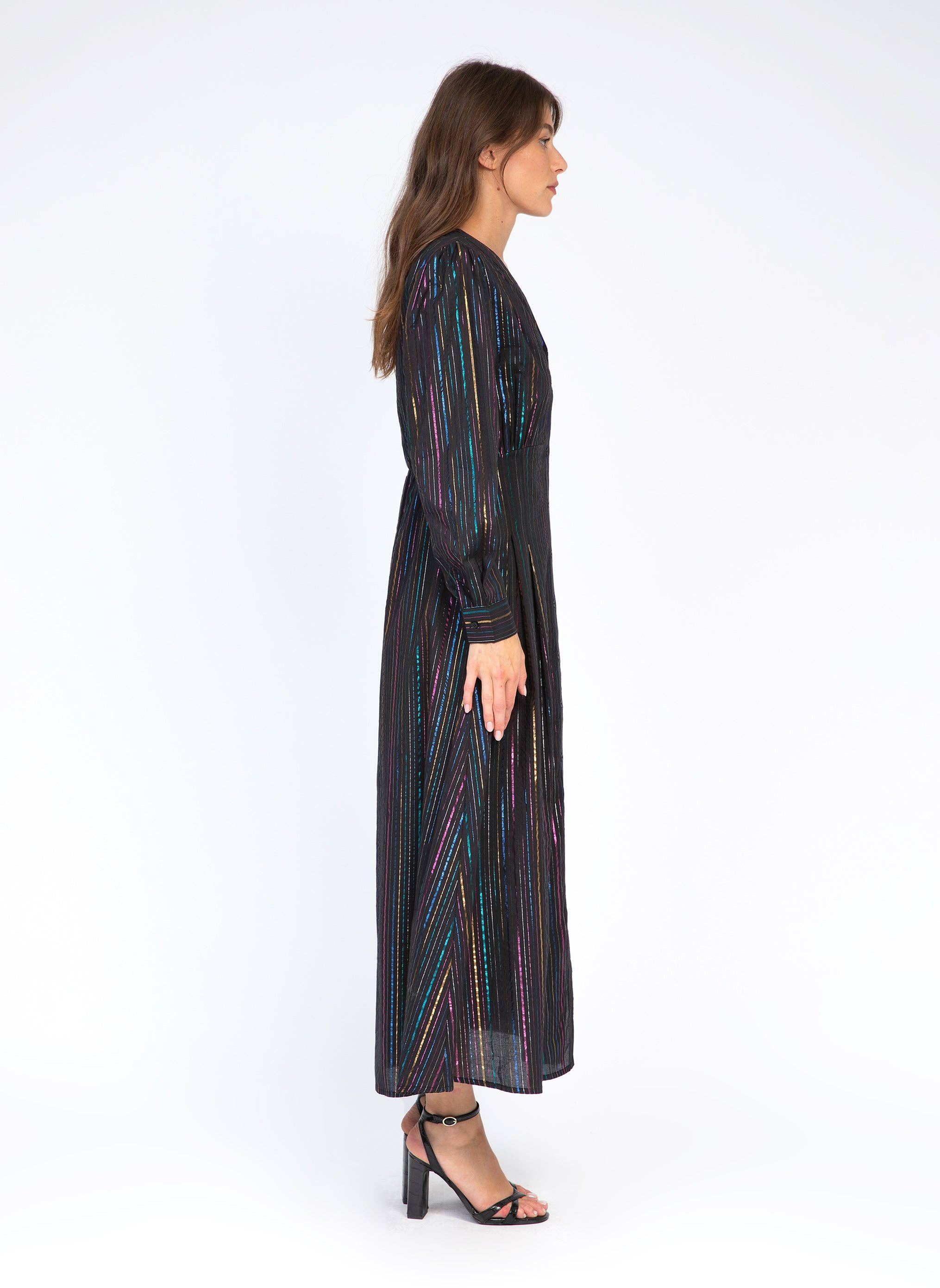 An'ge - Vendita all'ingrosso Vestito - Donna - Abito lungo OZANE nero2