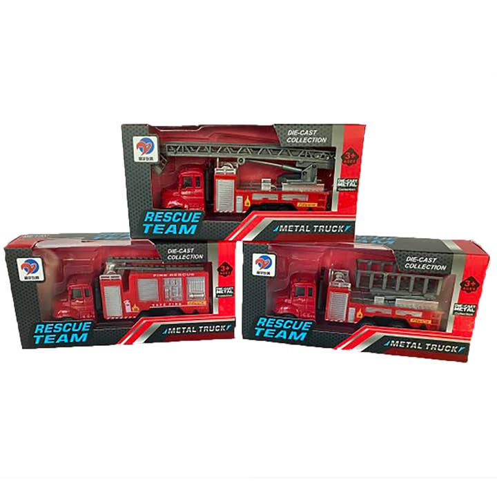 Die-Cast Fire Vehicles in Collector's Box, 3 Styles for wholesale by Texas Toy Distribution