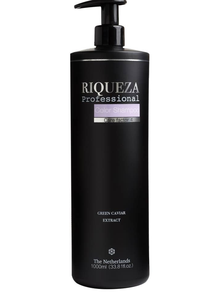 Botella de champú color 1000ml para venta al por mayor de Riqueza