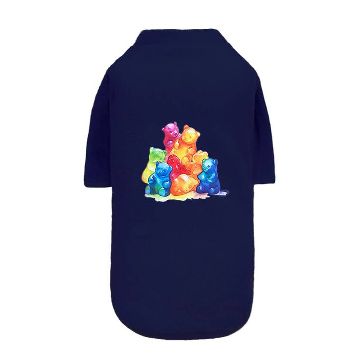 Yummy Gummy Dog Tee for wholesale by Hello Doggie