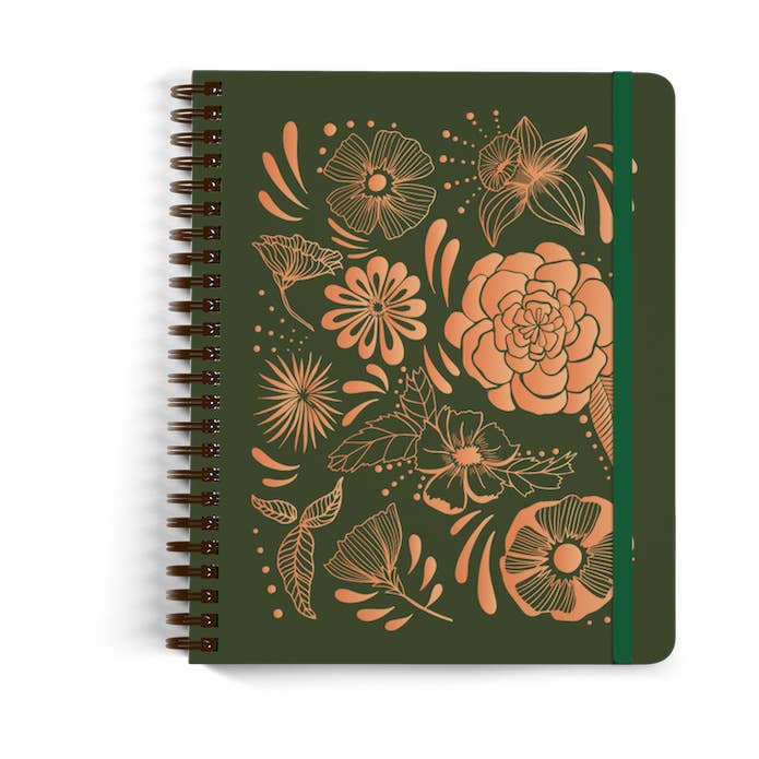 Planificador flexible sin fecha, cubierta Flower Power para venta al por mayor de Rainbow Vision