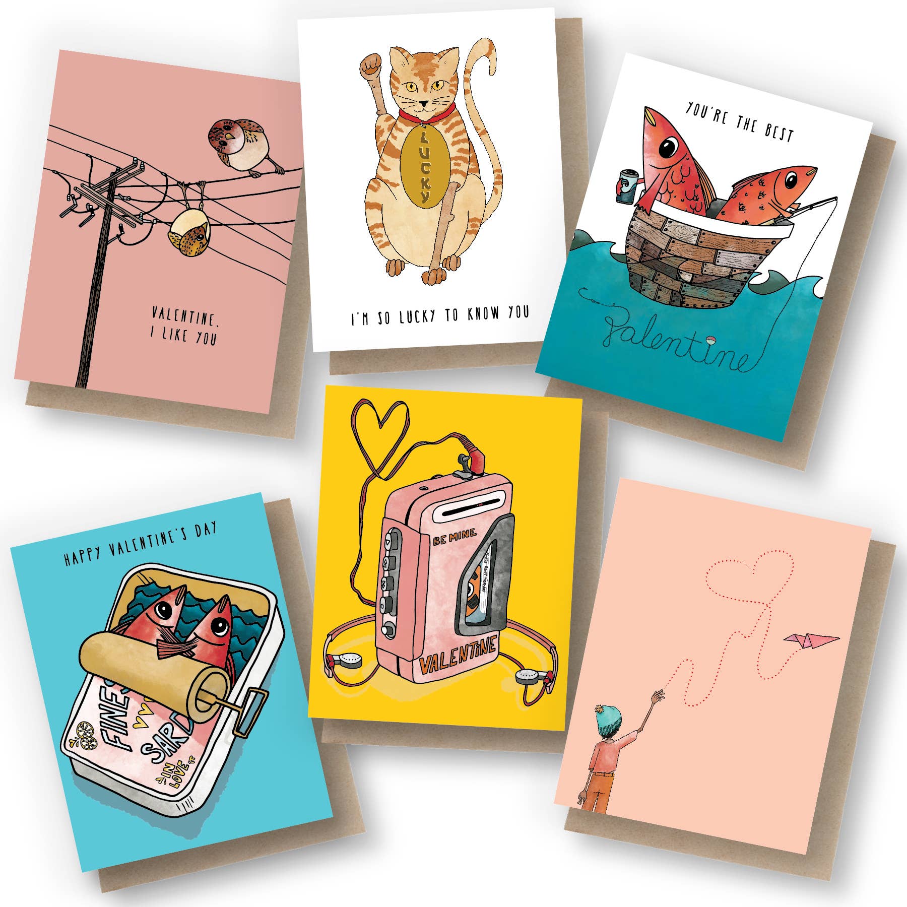 Sweet Pea Cole - Wholesale Valentine's Day Card - You're the Best, Palentine (Valentine) Card1