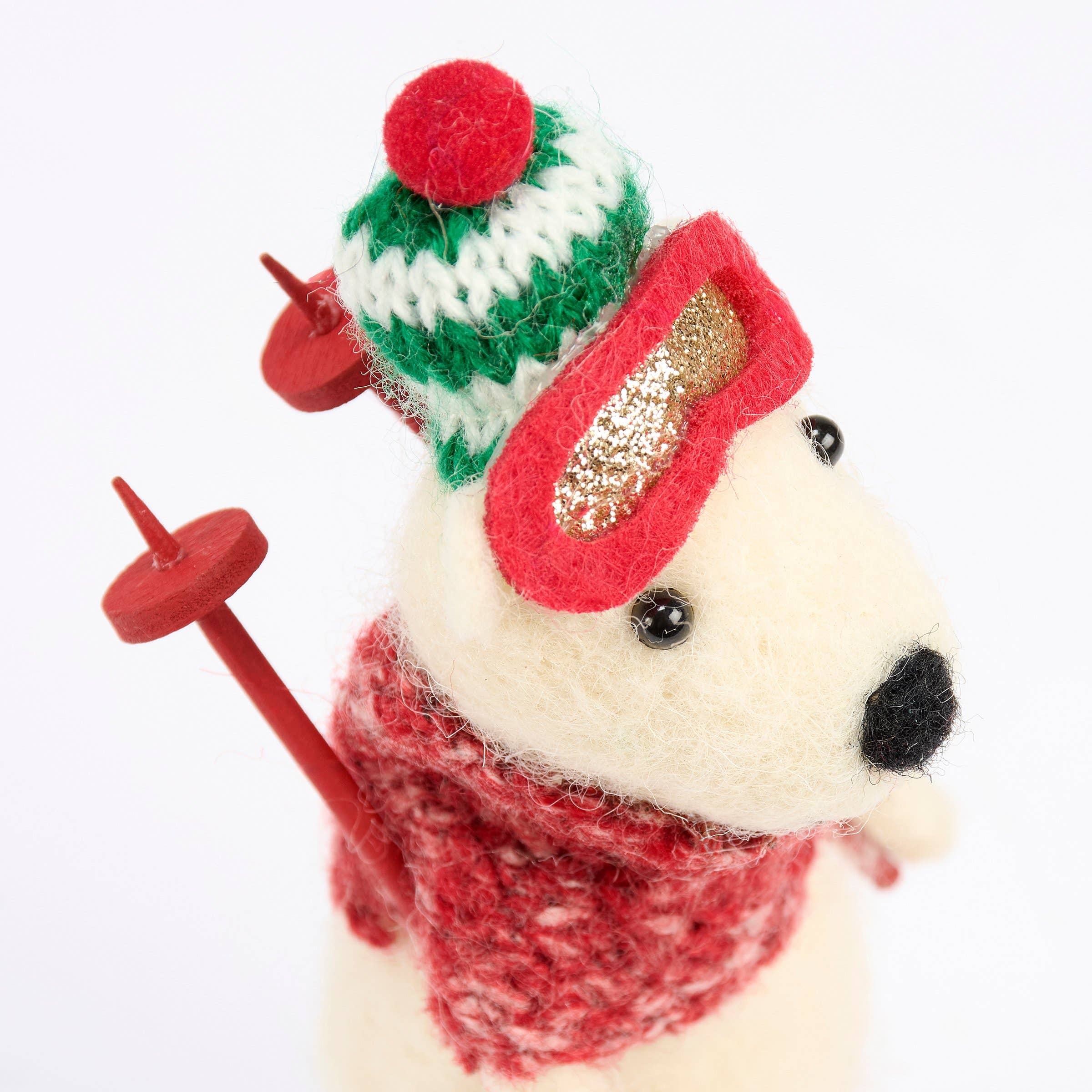 Primitives by Kathy - Wholesale Decorative Figurine - Ski Goggles Bear Critter2