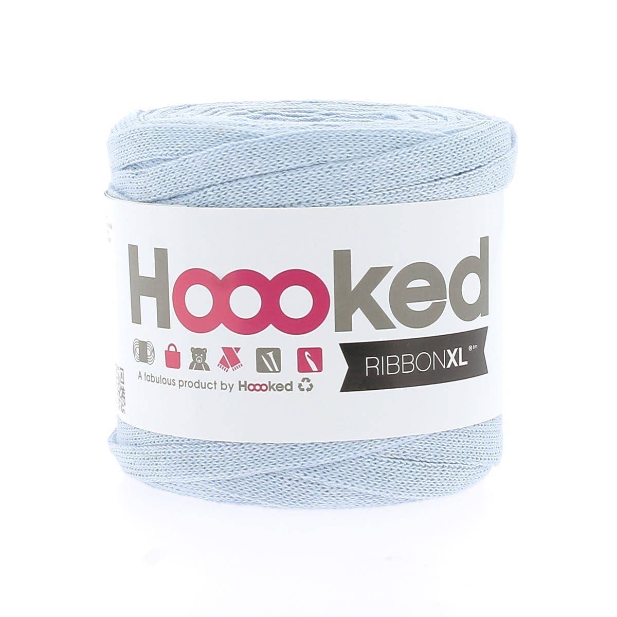 Hoooked Yarns - Vendita all'ingrosso Lana - Filo di tessuto riciclato Ribbon XL 125 g38