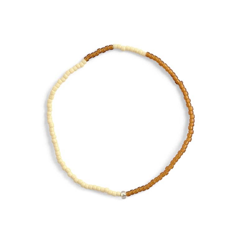 ByBazz - Wholesale Beaded Bracelet - Armband Ava bruin0