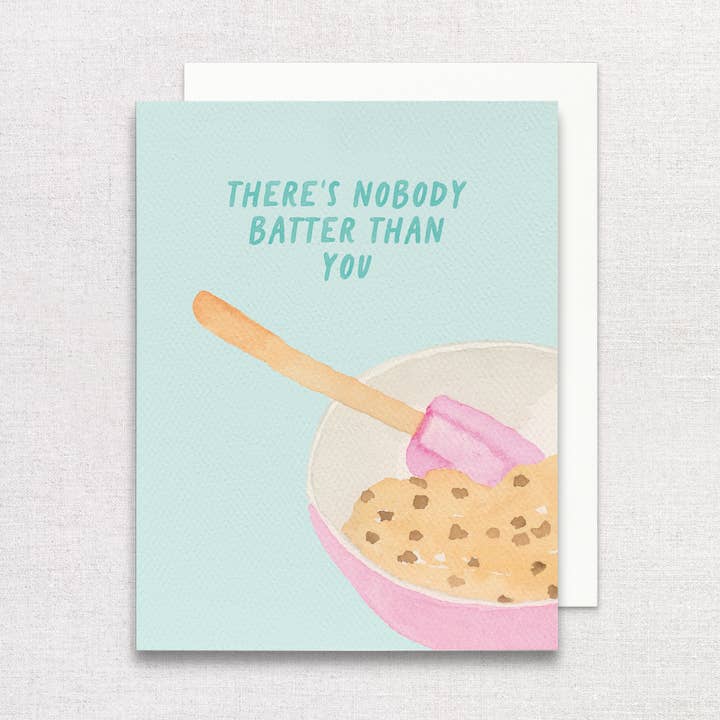 Nobody Batter Than You Greeting Card | Funny Thank You Card for wholesale by Gert & Co