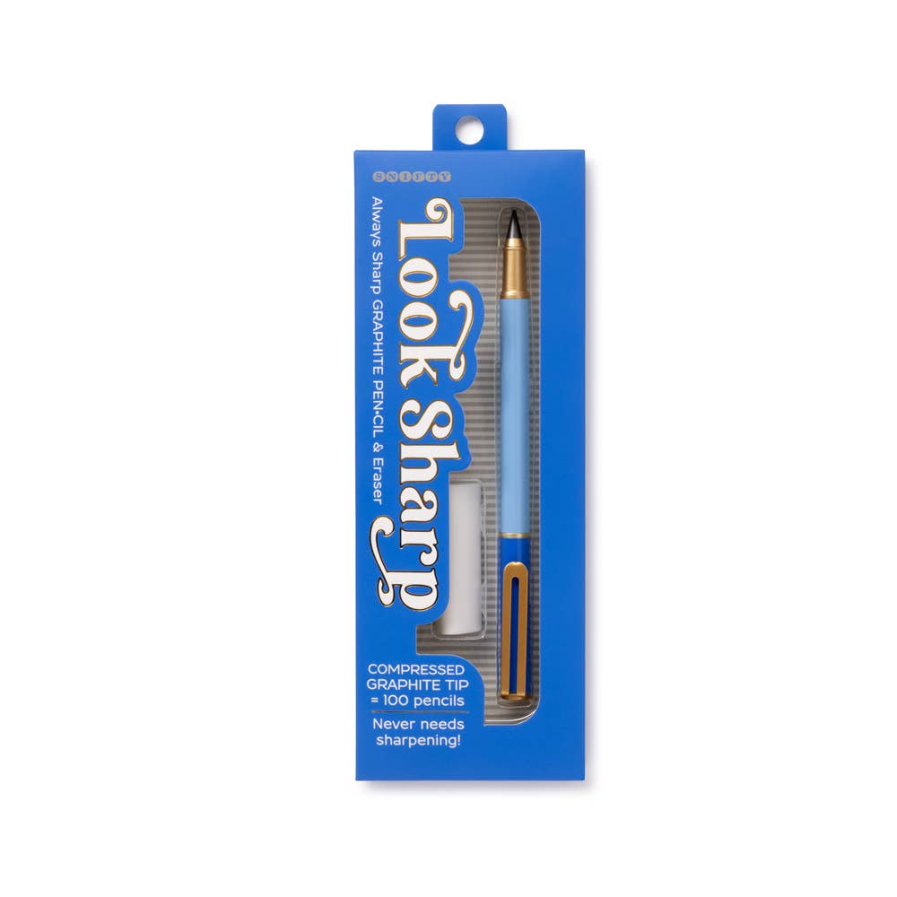 SNIFTY - Wholesale Pencil - LOOK SHARP GRAPHITE PEN•CIL - BLUE