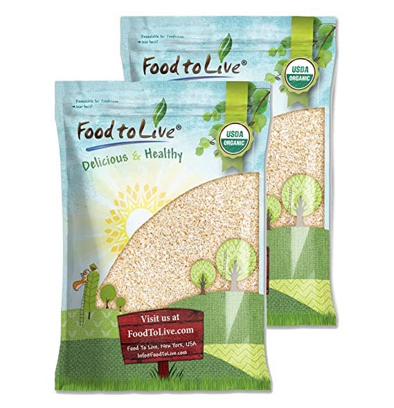 Food To Live - Vente Avoine - Son d'avoine biologique — Céréales chaudes riches en fibres, casher, crues, végétaliennes6