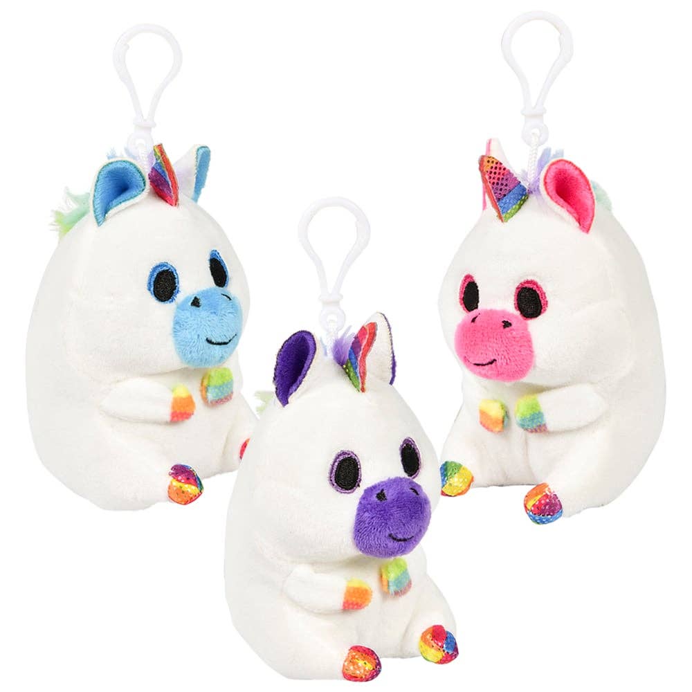 La Luna Bella - Toys - Wholesale Stuffed/Plush Toy - Kids & Baby - 4" 180PC BELLY BUDDY CLIP ASSORTMENT LLB Plush Toys3