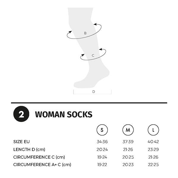 0328 grigio scuro/grigio ghiaccio Peak W Calze termiche da donna, lana Merino Lurbel in vendita all'ingrosso su Faire1