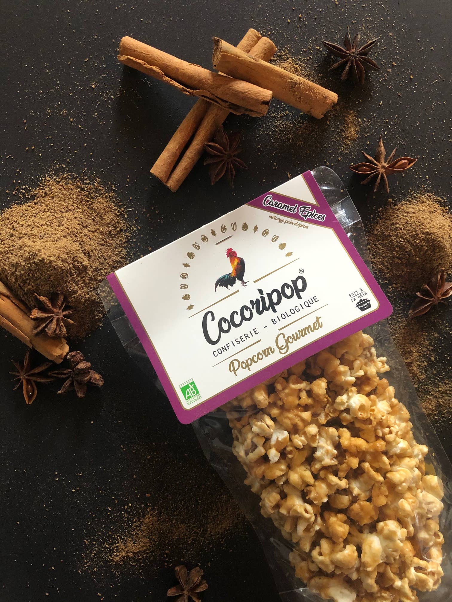 Cocoripop - Wholesale Popcorn - GOURMET POPCORN
Spice caramel (gingerbread)