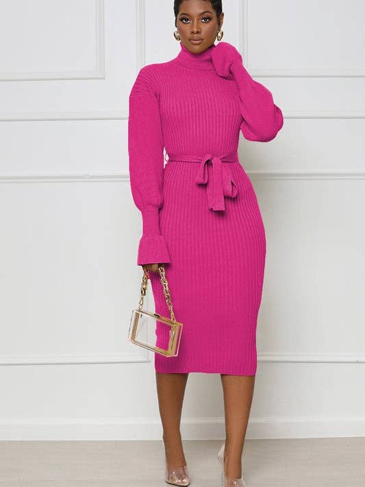 By Claude - Wholesale Dress - Women's - WOMEN FASHION LONG MAXI SWEATER DRESS3