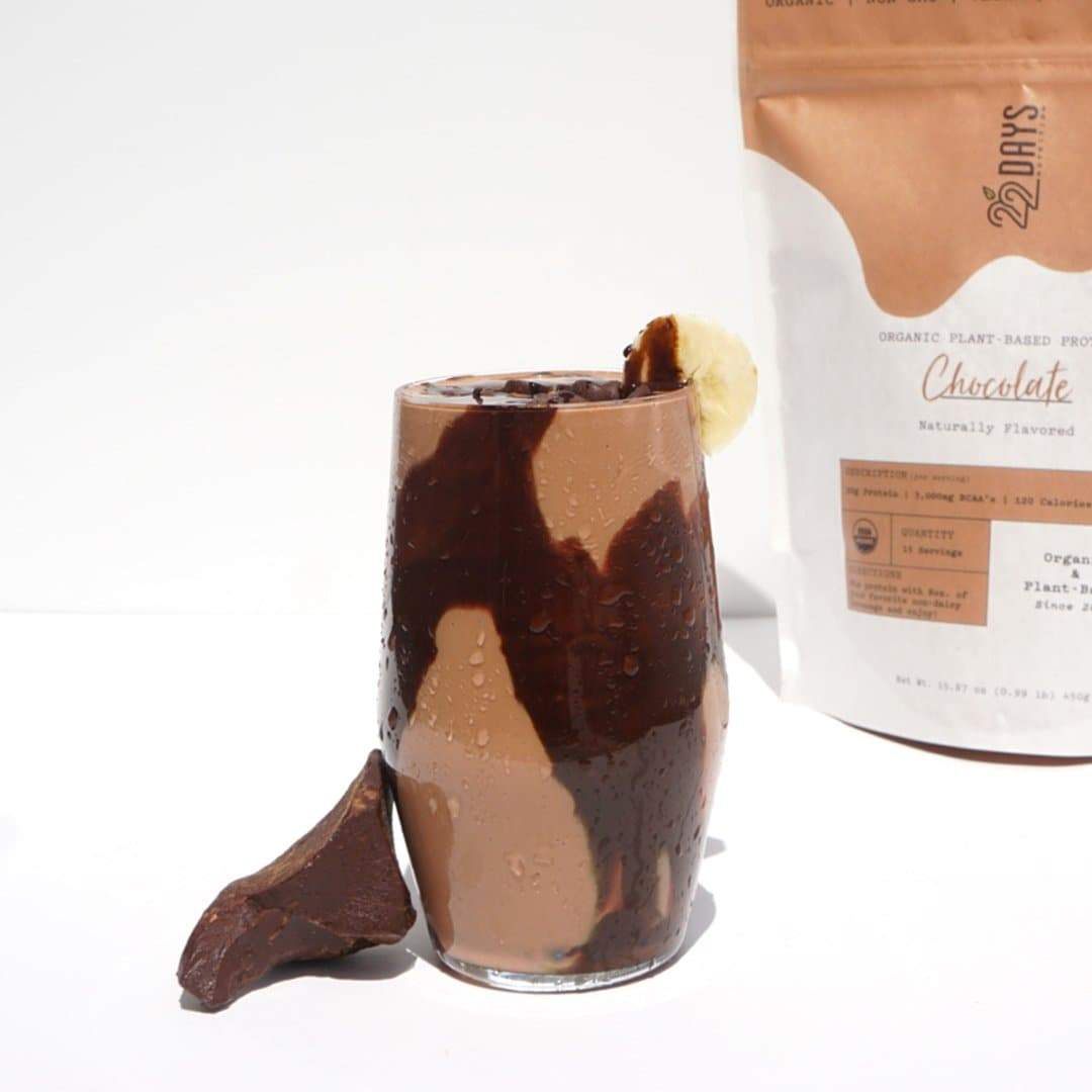 22 Days Nutrition - Vente Poudres protéinées/superaliments - Poudre de protéines végétales biologiques (20 g de protéines, faible teneur en glucides)8