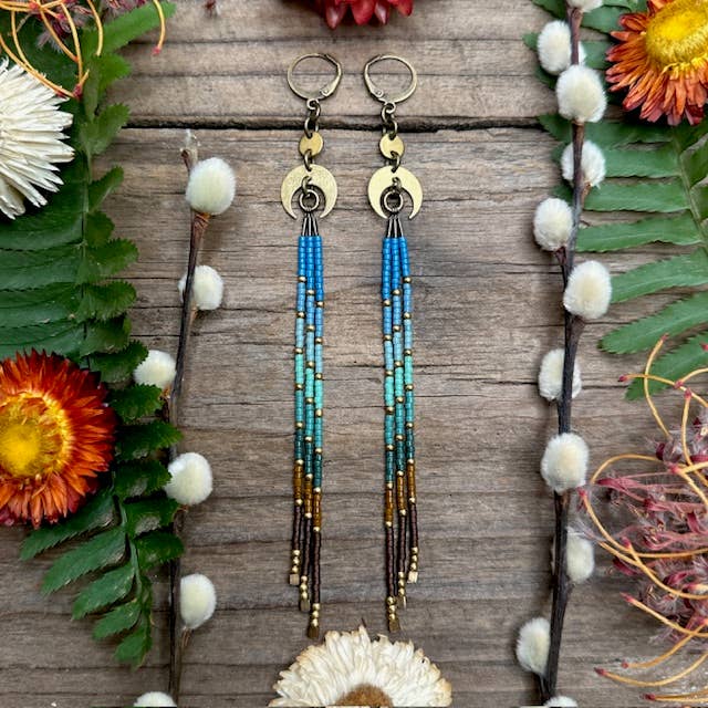 Lagoon Rain EarringsĀ for wholesale by Dancing Willow