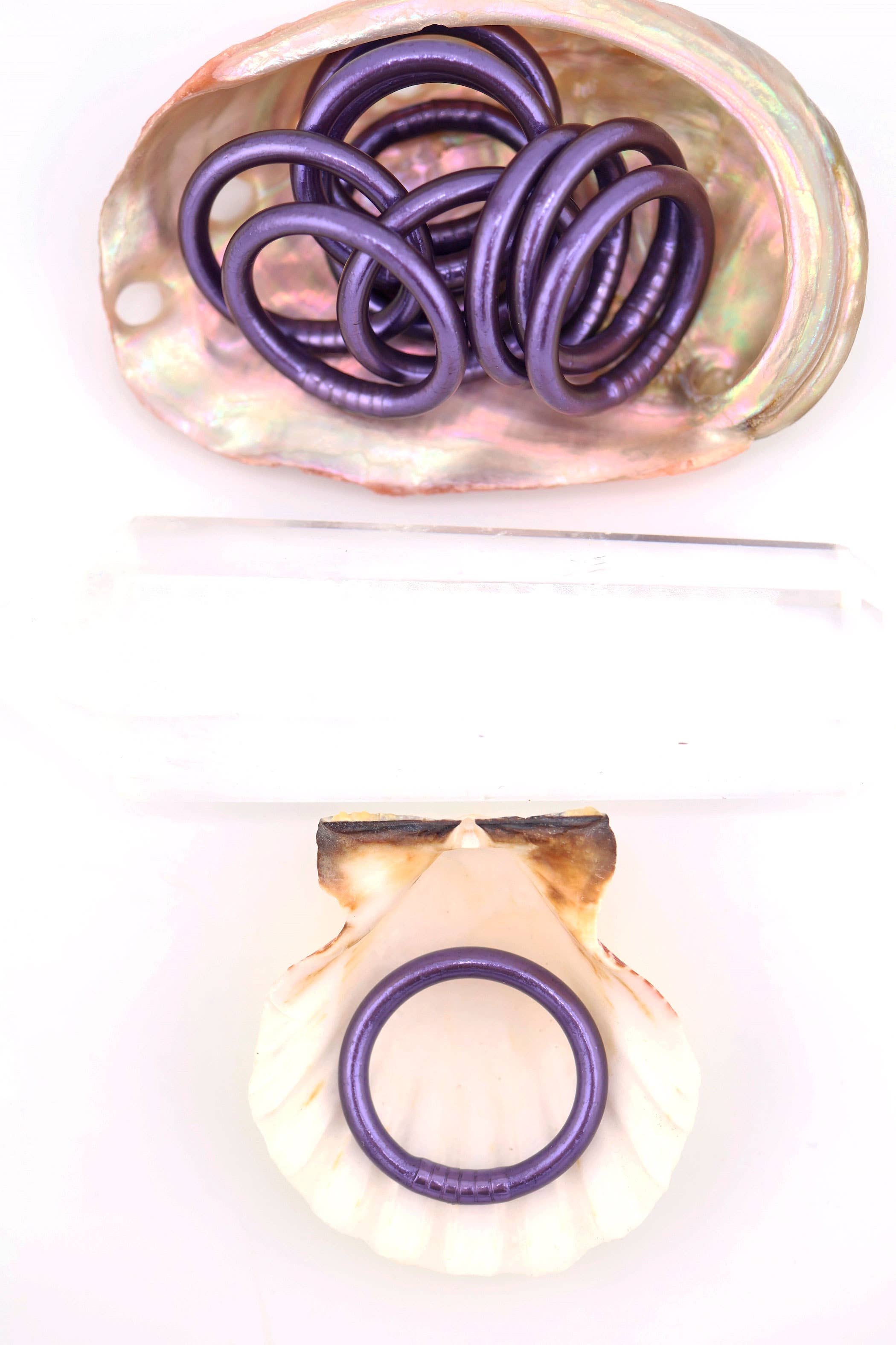 Woman Shops World - Vente Anneau/bague à empiler - Bagues de temple bouddhiste thaïlandaises simples, colorées, Kumlai33