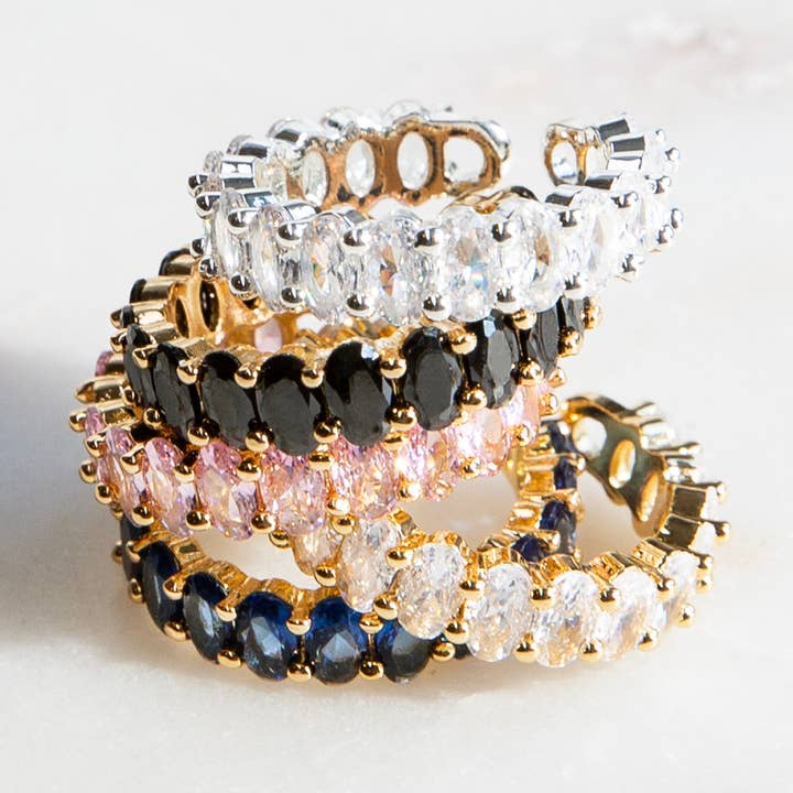 adjustable pave ring for wholesale by Marlyn Schiff