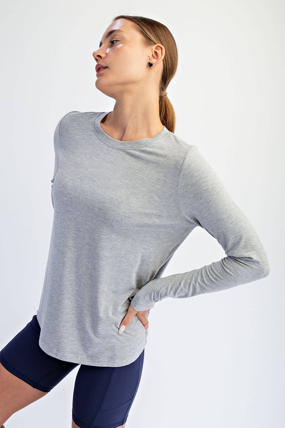 Rae Mode - Wholesale Lounge Top - Women's - VISCOSE MODAL LONG SLEEVE TOP25