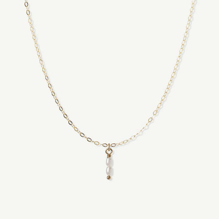 Collar de capas relleno de oro mini Maggie para venta al por mayor de LucyKitty Jewelry