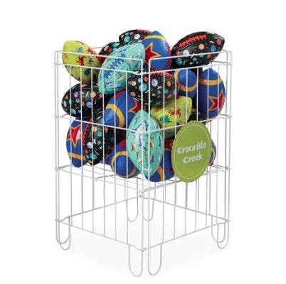 Hippychick – wholesale Classic toy – Kids – Crocodile Creek Soft Football Soft Football / Rugby Red Star2