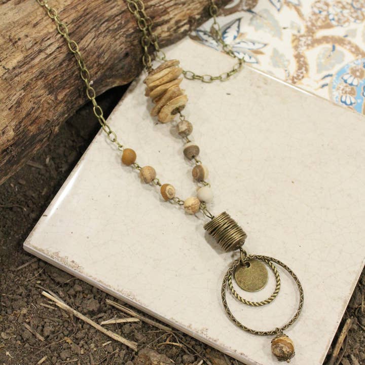Scenic Landscapes Necklace for wholesale by The Primitive Peddler, Inc.