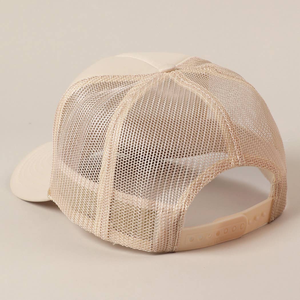 Fashion City - Wholesale Trucker Hat - Unisex - Solid Color OTTO 5-Panel Foam Mesh Back Trucker Hat31