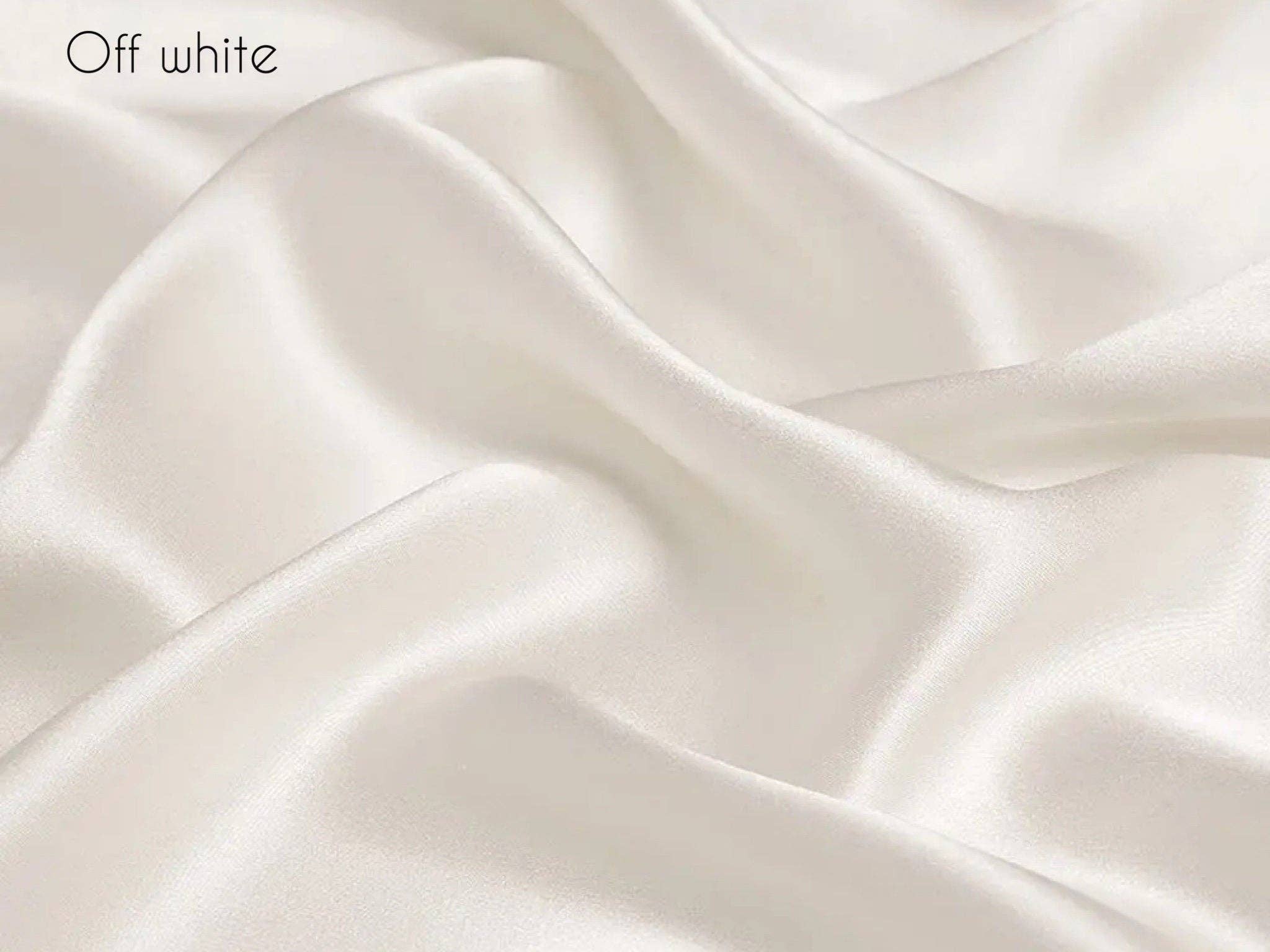 GalaTextile - Wholesale Fabric - Luxurious Silky Stretch Charmeuse Fabric By the Yard, Premium Bridal Satin Fabric for Bride Dresses Making Gowns Party Drape Decorations8