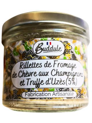 Goat Cheese Rillettes with Mushrooms and Summer Truffle 5% for wholesale by BUDDULE