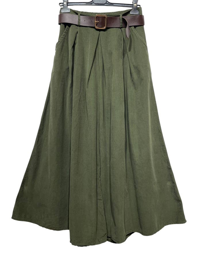 LINEN & COTTON HOUSE - Wholesale Pants – Women's - 22503 TROUSERS WITH VELVET BELT, COTTON1