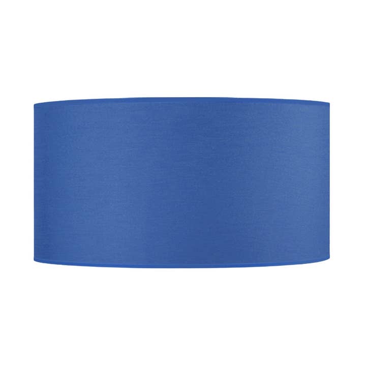 CYLINDRICAL 40 - Blå stof cylindrisk lampeskærm for engroshandel hos Tosel Shop