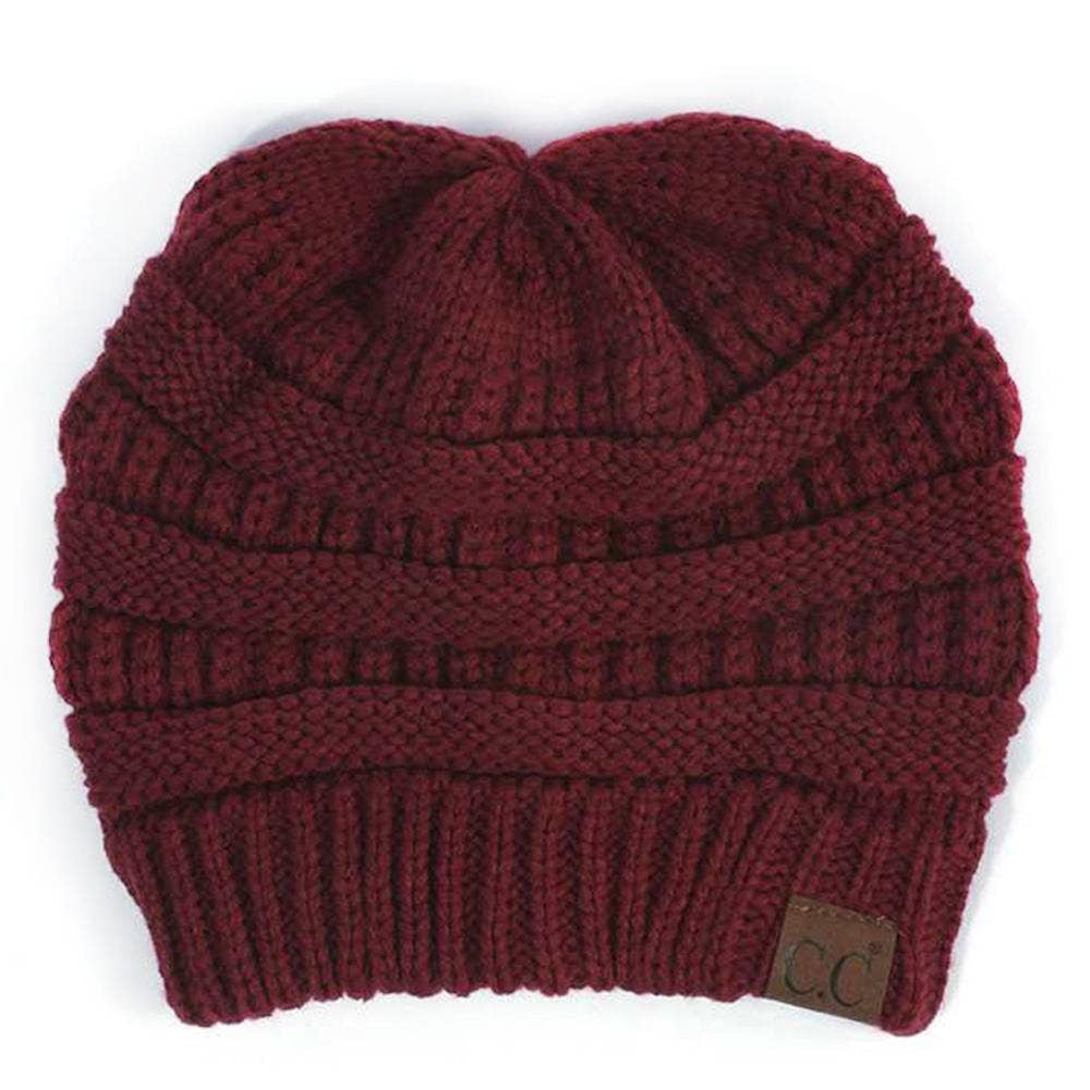 Oblige by G – Großhandel Beanie – Damen – Klassische Strickmütze mit C.C.-Etikett HAT-20A64