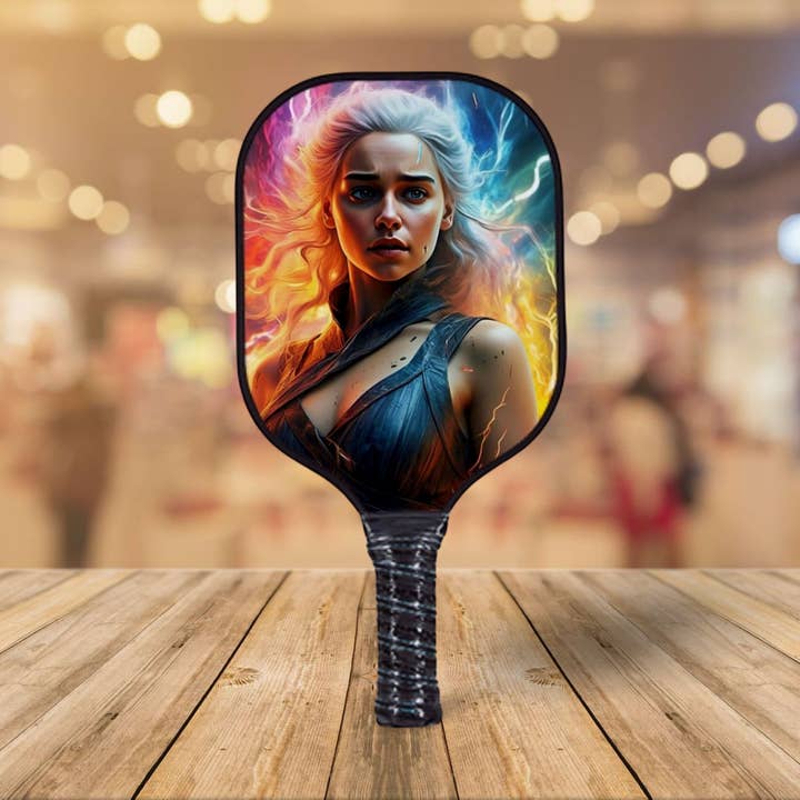 Le Trône de Fer - Daenerys Targaryen - Raquette de pickleball pour la vente par The Mad Pickler