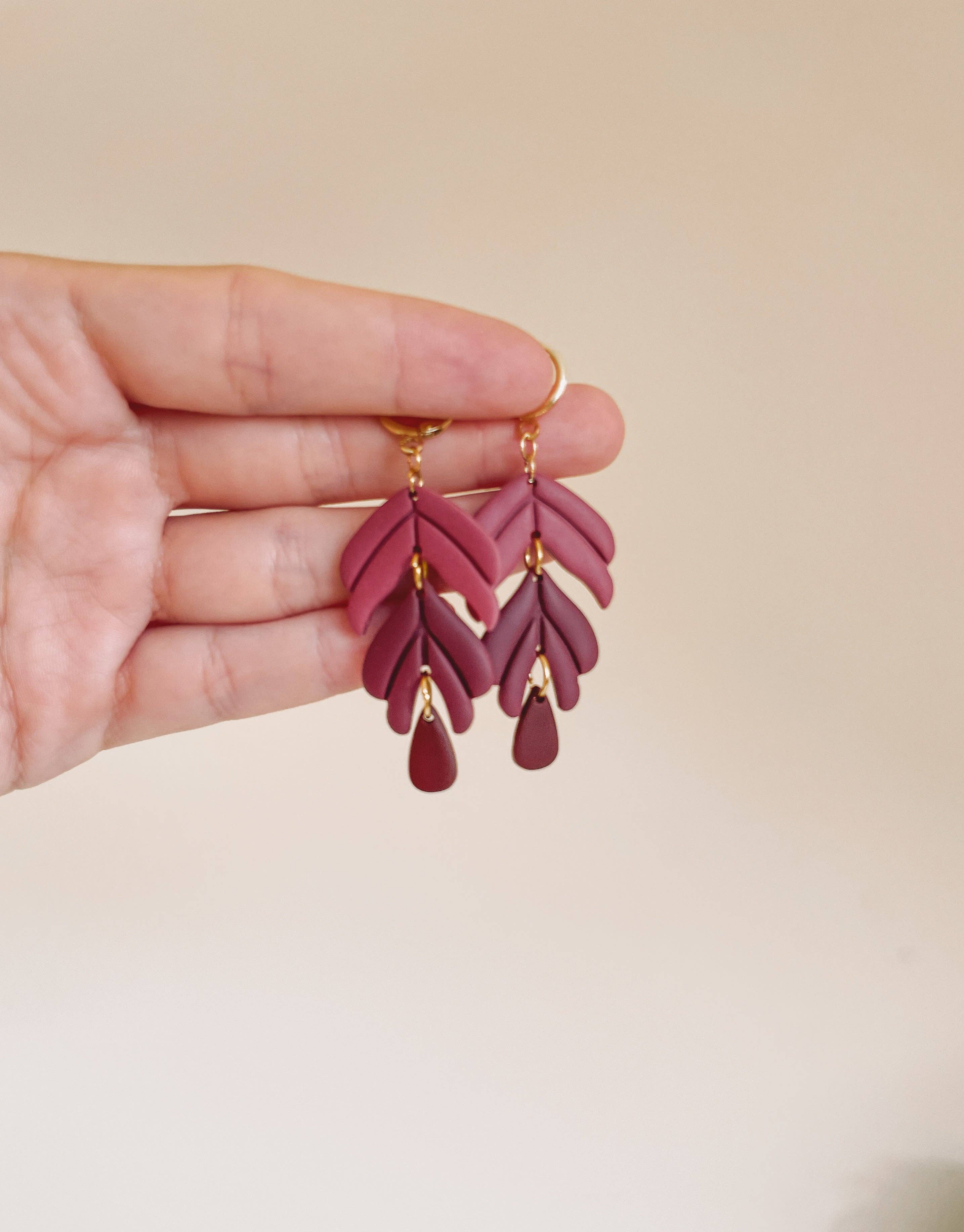 Mildstormcrafts – Großhandel Ohrhänger – Polymerclay Earrings | Leichte Ohrringe | Tria Drop1