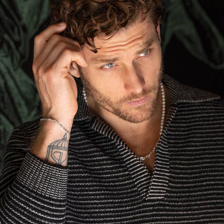 We Are All Smith - Wholesale Jewelry - Men's - 925 Sterling Silver Anchor Chain Pearl Necklace for Men2