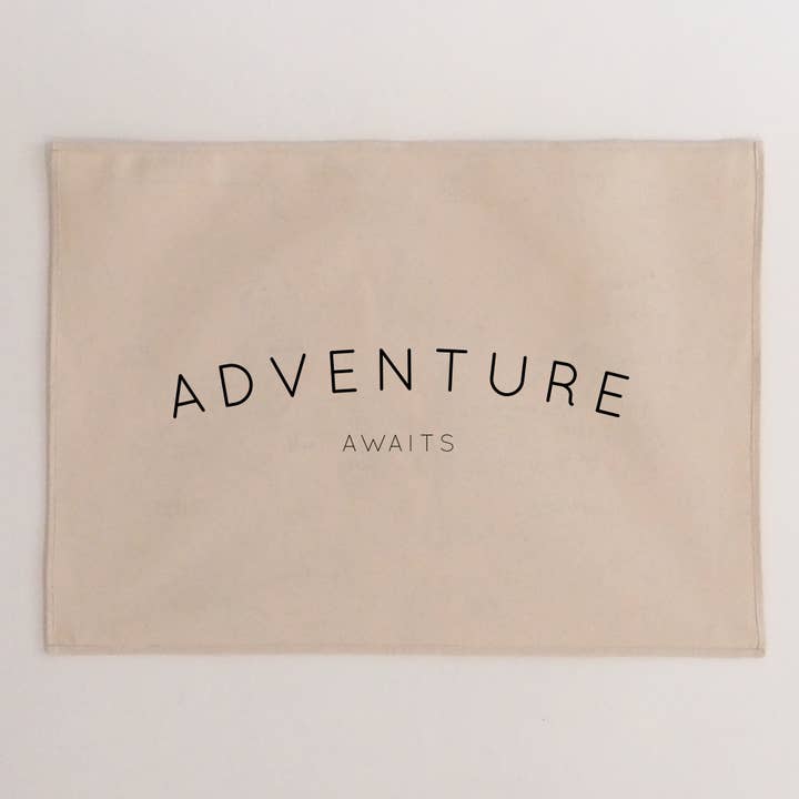 Adventure Awaits Narrow font version Wall Hanging 50x70cm for wholesale by Little M