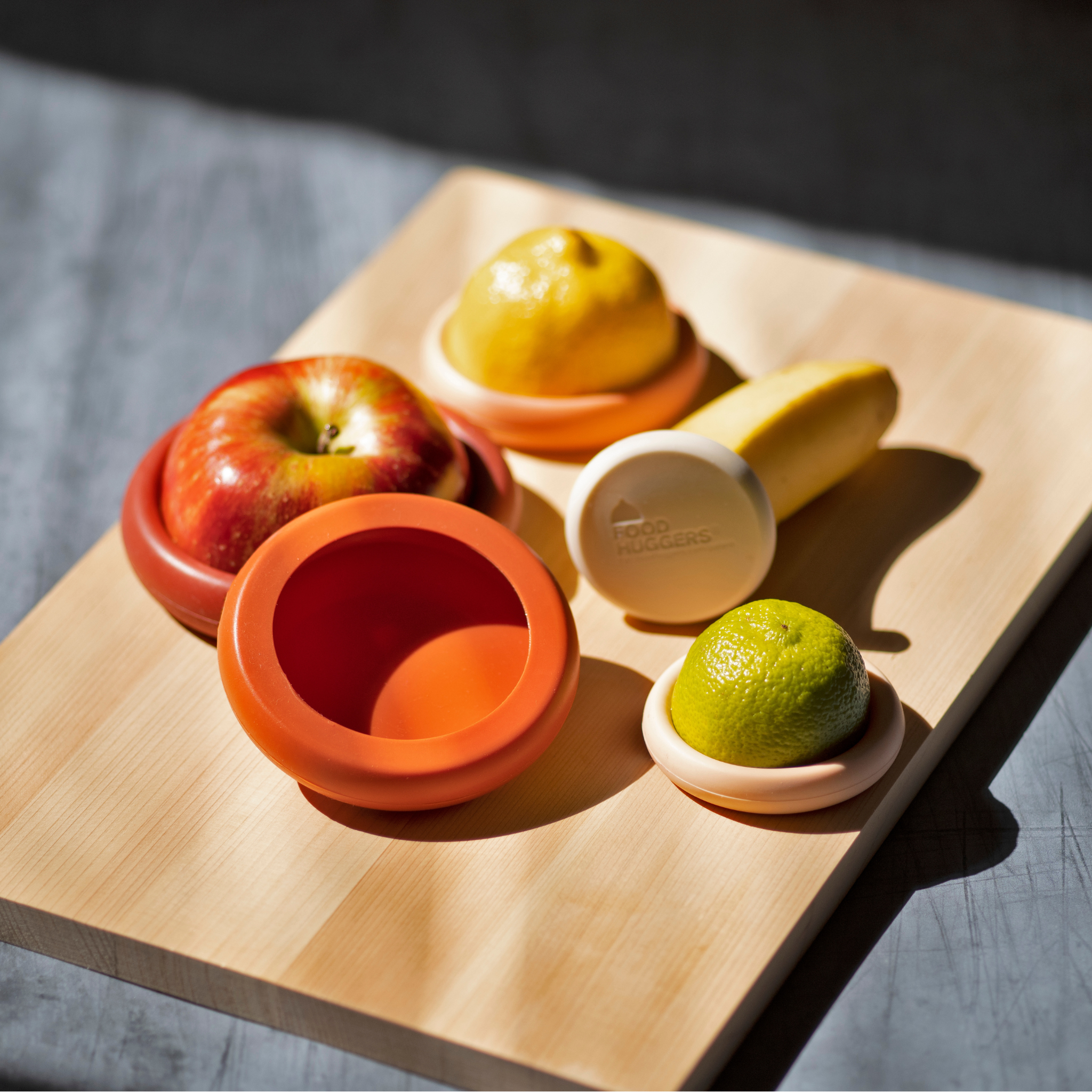 Food Huggers - Vente Sachet de conservation/film alimentaire - Conservateurs alimentaires en silicone réutilisables – Terre cuite (Ensemble de 5)9