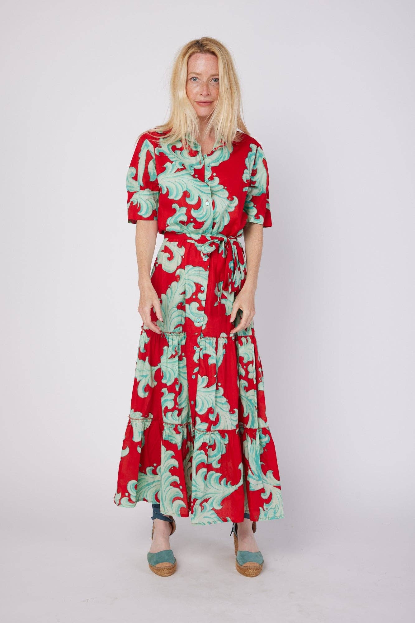 ModaPosa - Wholesale Dress - Women's - Alcee Resort Wear Maxi Dress Red Mist Spring3