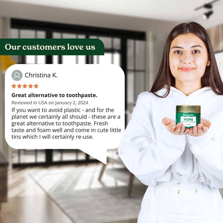 Azuretale INC - Wholesale Toothpaste - Noni Toothpaste Tablets