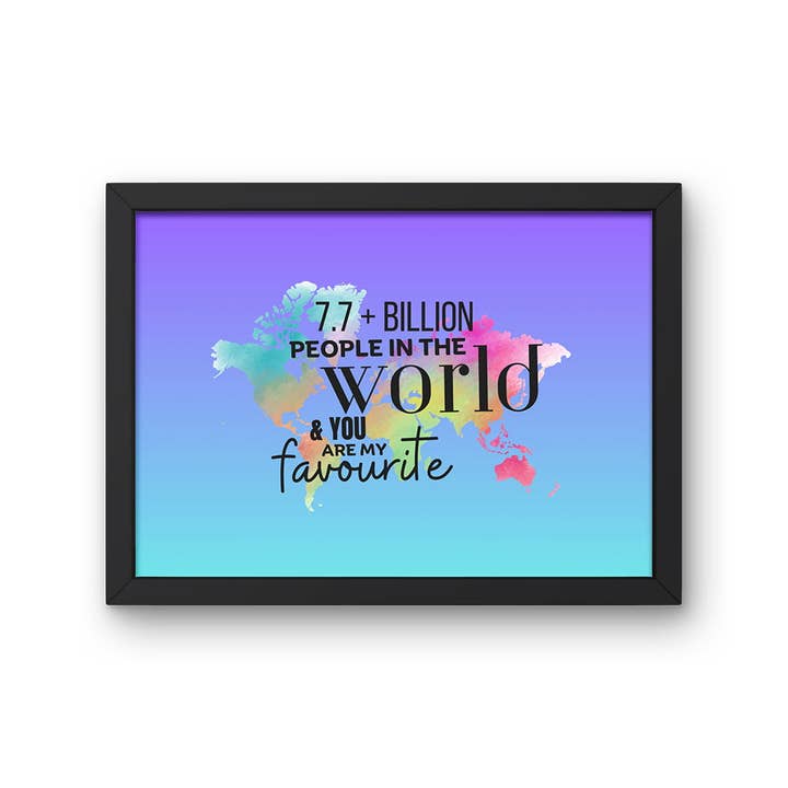 My Favourite Person Print for wholesale by Lunabuloona