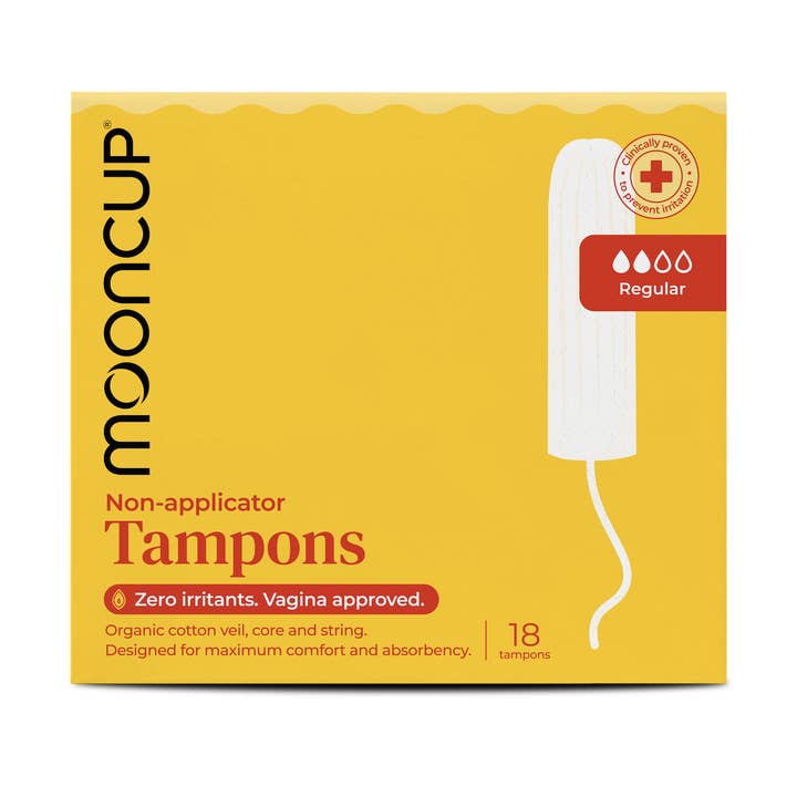 Non-Applicator Tampons for wholesale by Mooncup